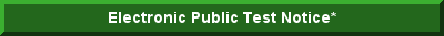 Click here to see information about when the Electronic Public Test of Voting Equipment will take place